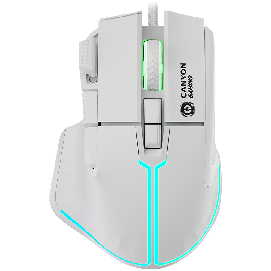 [CND-SGM636W] CANYON mouse Fortnax GM-636 RGB 9buttons Wired White