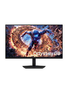 Samsung 32 inch Odyssey G8 6K Dual-Mode 165Hz 330Hz Fast IPS 1ms Gaming Monitor LS32HG80DESXUE - HDMI 2.1, DP 2.1, HDR10+, FreeSync, G-Sync Compatible Black