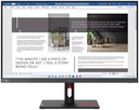 ThinkVision S27i-30 27 Inch FHD 1920 x 1080 Monitor, IPS Panel, Input Connectors - VGA + HDMI 1.4, Cables Included - HDMI Black