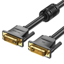 VENTION DVI(24+1) Male to Male Cable 1M Black Model # EAABF