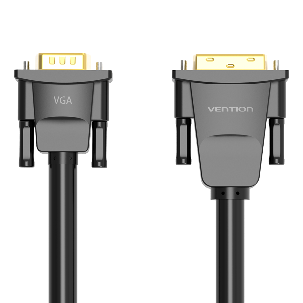 VENTION DVI(24+1) to VGA Cable 1M Black Model # EABBF