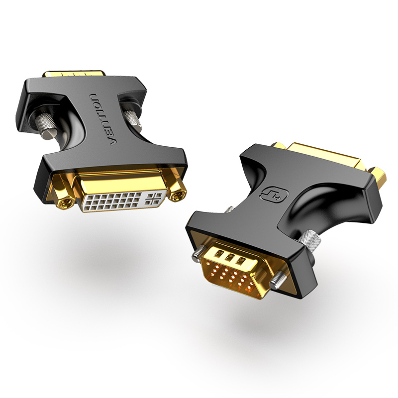 [DDDB0] VENTION VGA Male to DVI Female Adapter Black Model # DDDB0