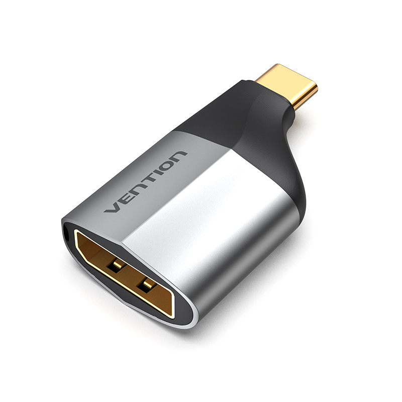 [TCCH0] VENTION Type-C to DP Adapter Gray Metal Type Model # TCCH0