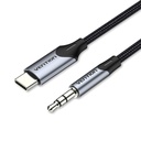 VENTION USB-C Male to 3.5MM Male Cable 1.5M Gray Aluminum Alloy Type Model # BGKHG