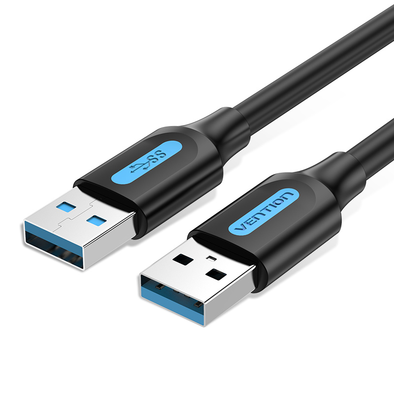 VENTION USB 3.0 A Male to A Male  Cable 3M Black PVC Type Model # CONBI