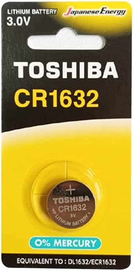 Toshiba Lithium Battery CR1632-Coin Battery-Single Pack