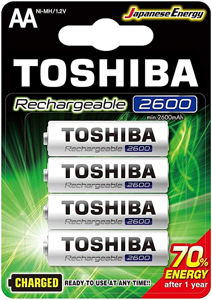 [59075] Toshiba Rechargeable AA 2600mAh - 4Pcs