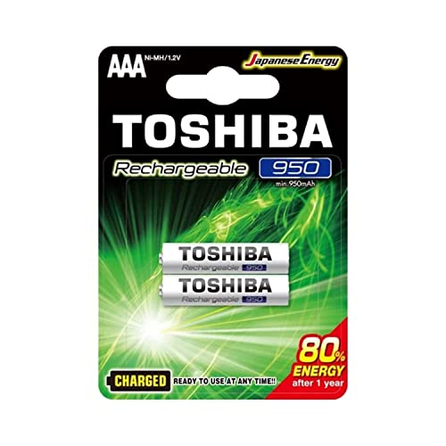 [258439] Toshiba Rechargeable Battery AAA 2Pcs 950mAh