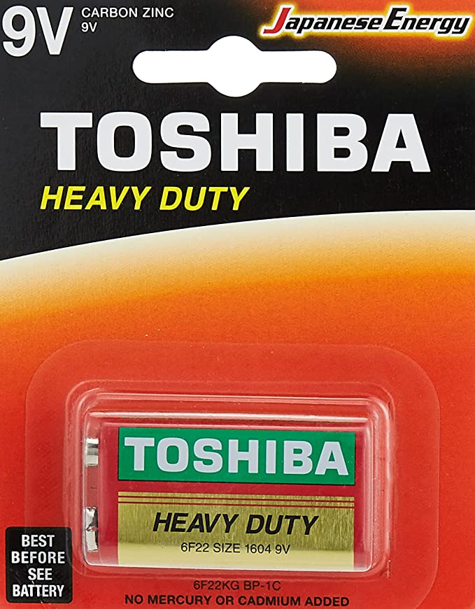 [91413] TOSHIBA Heavy Duty 9V Battery