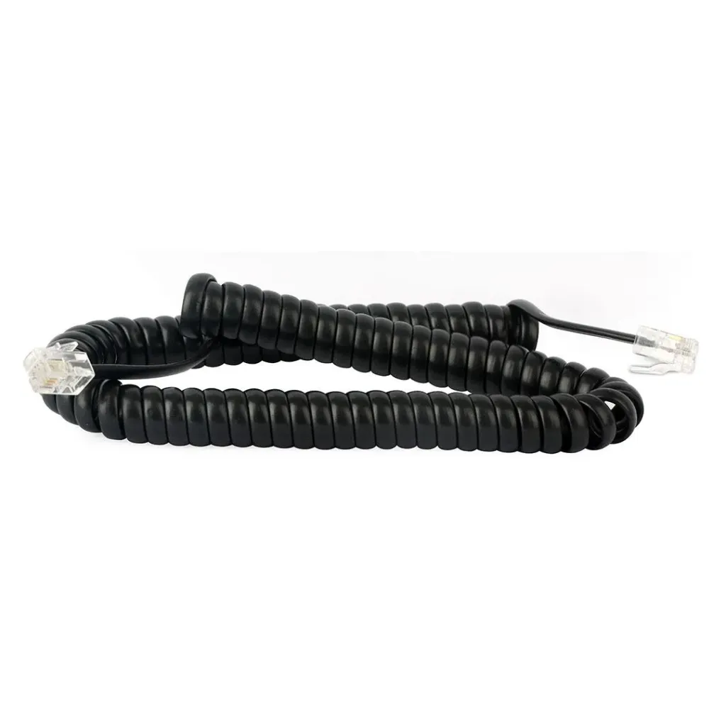 [TRTC-B] Terminator Telephone Cord 5 3.200 6.00 3.008 5 3.158 0.75 15.04 (Black)