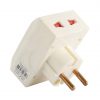 Terminator 3 Way Socket Suchko Plug Multi Plug adapter 2 Round Pin 16 Amp 250V