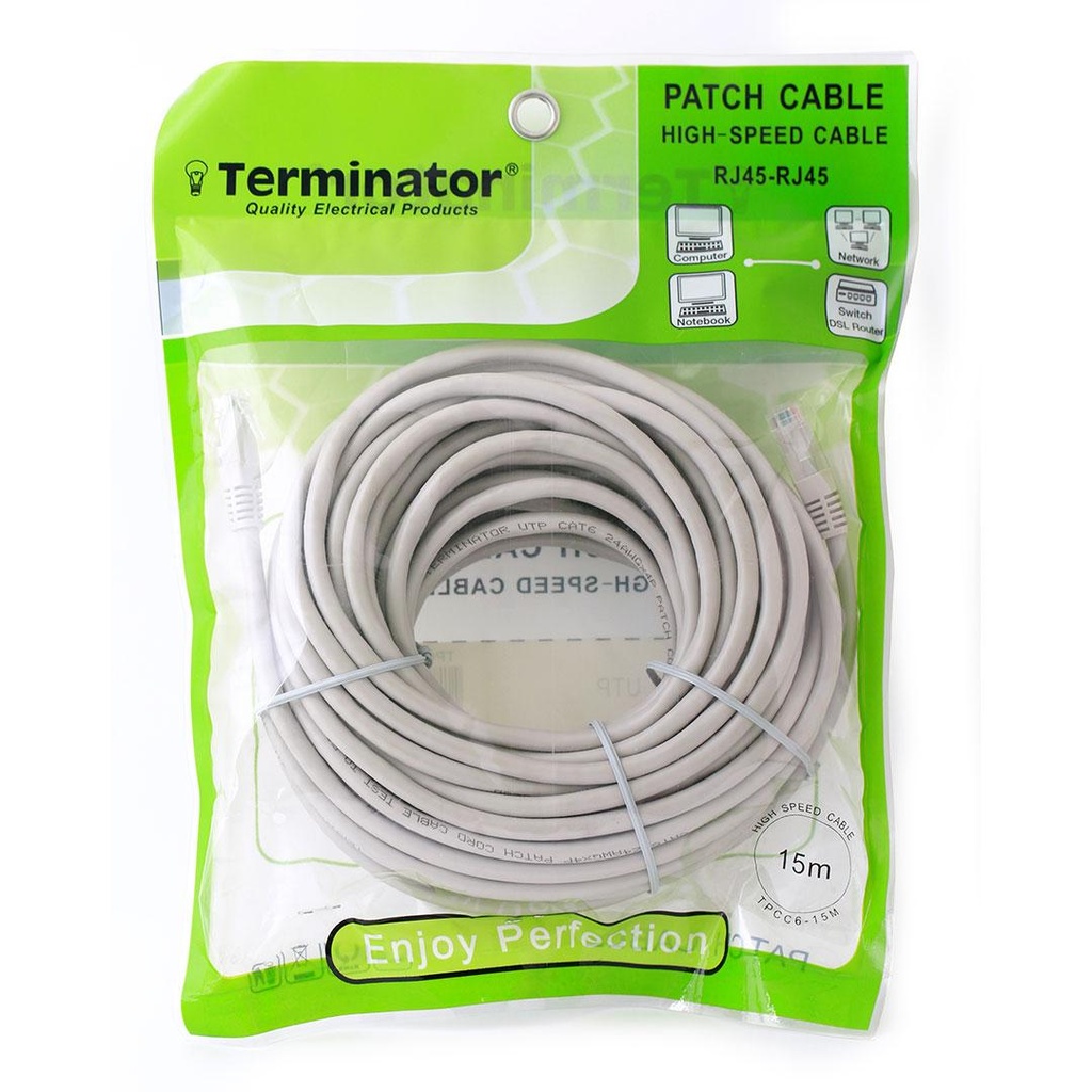 [TPCC6-15M] Terminator High speed Patch Cable CAT6 15 Meters - TPCC-15M