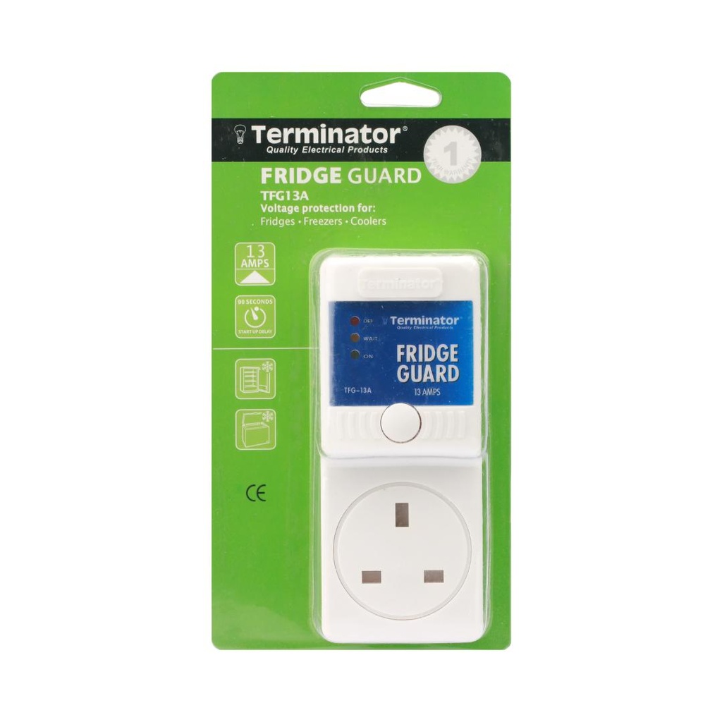 Terminator Fridge guard with 13A plug - TFG-13A