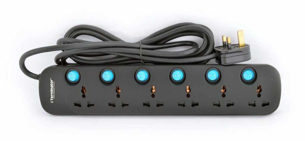 [TPB 626AB] Extension 6G/3M TPB 626AB Universal Socket Black Terminator
