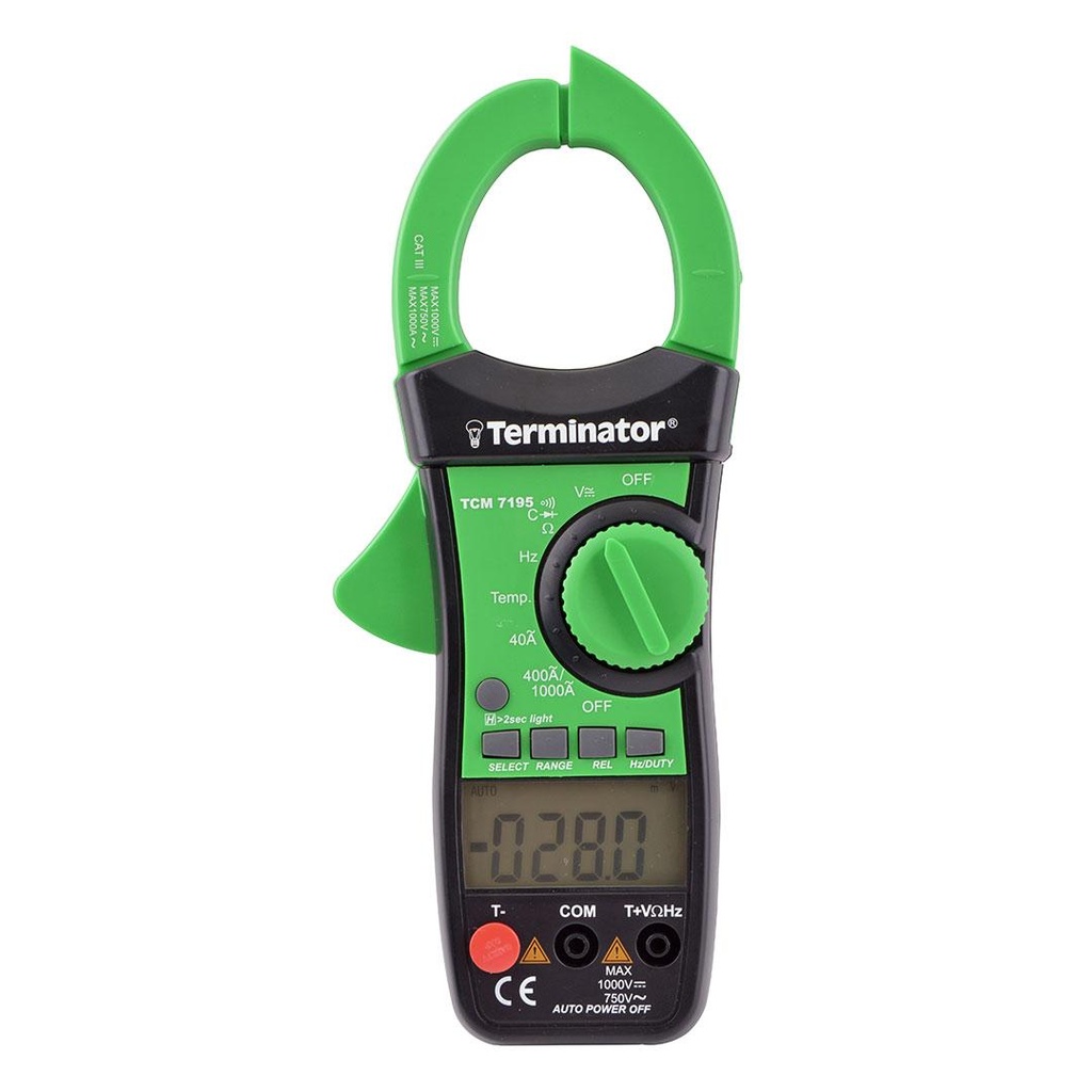 Terminator TCM 7195 Dual Digital Display clamp meter