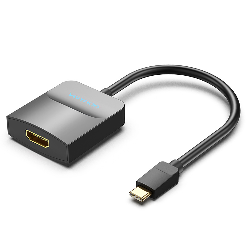 VENTION Type-C to HDMI Adapter 0.15M Black ABS Type Model # TDCBB