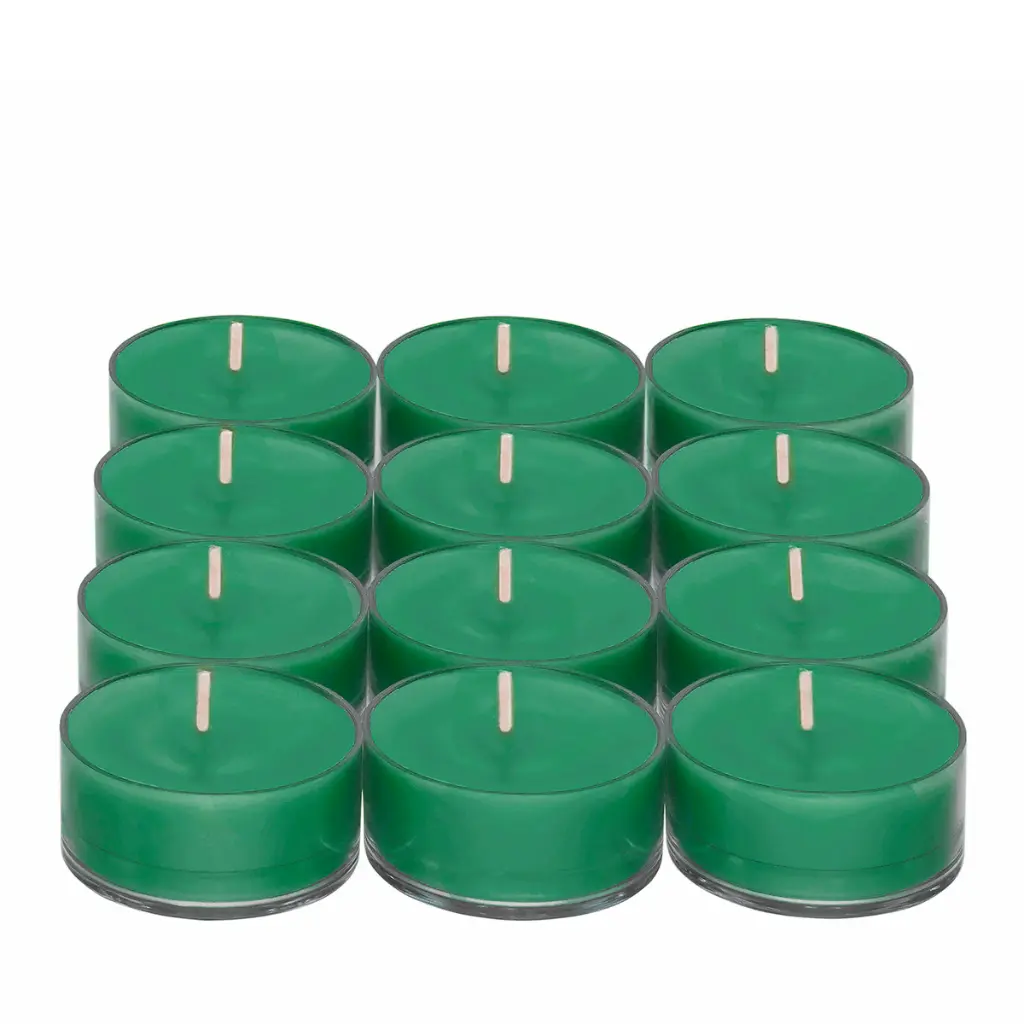 [STL-Tea-Apple] BUY4LESS Tea Light Candle 50 pieces - Green