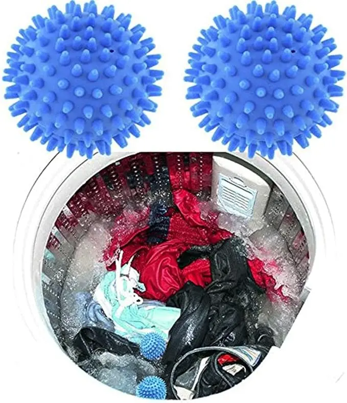 [Dryer Balls X2] Other BUY4LESS Nice Hot No Chemicals Tumble Wash Washing Laundry Dryer Balls