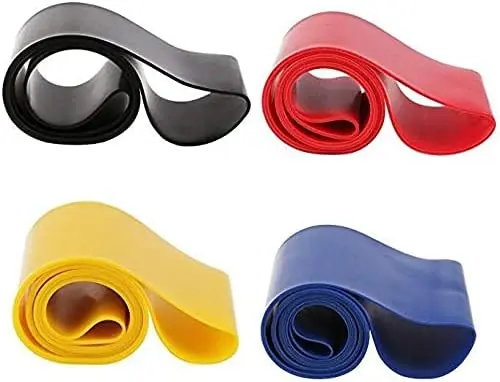 [4Bands] Fitness Resistance Band set 4 Levels Elastic Latex Strength Training Athletic Rubber Loops Bands Workout Fitness Equipment