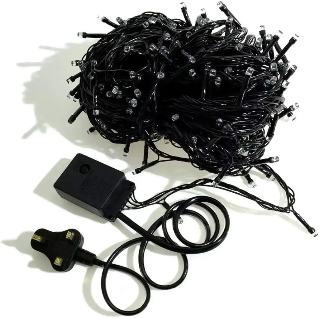 BUY4LESS - Blue 120 LED 11 Meter Copper Wire Exterior Waterproof Fairy Light for Christmas Trees Party Outdoor Decoration