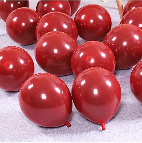 50PC-12" METALLIC BALLOON-RED#DFS-620-03