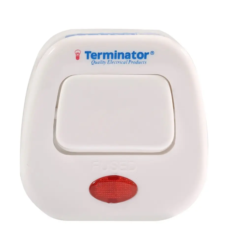 Terminator 3 Pin Plug with switch and neon