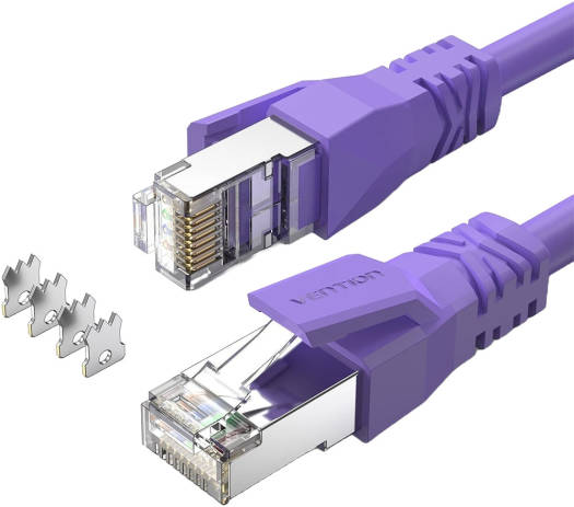 vention CAT 6A SFTP Industrial Flexible Patch Cable 0.3m