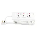 Terminator 3 way 5 meter universal power extension socket -TPB 723-5M