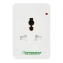 Terminator Power Adapter 3 Way Universal Sockets Universal Multi Plug Multi Adaptor with Neon Indicator TMA 163A