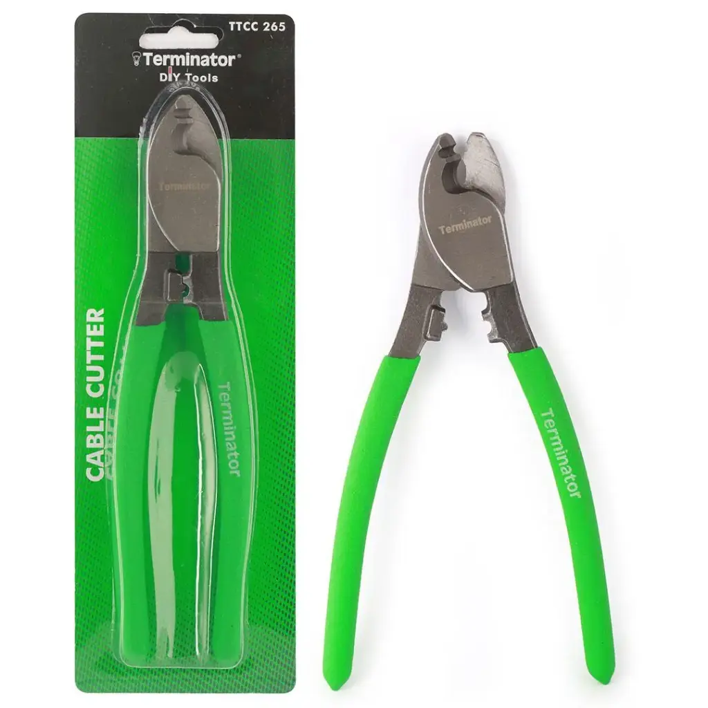 [TTCC 265] Terminator Cable Cutter With Rubber Grip 8 inch