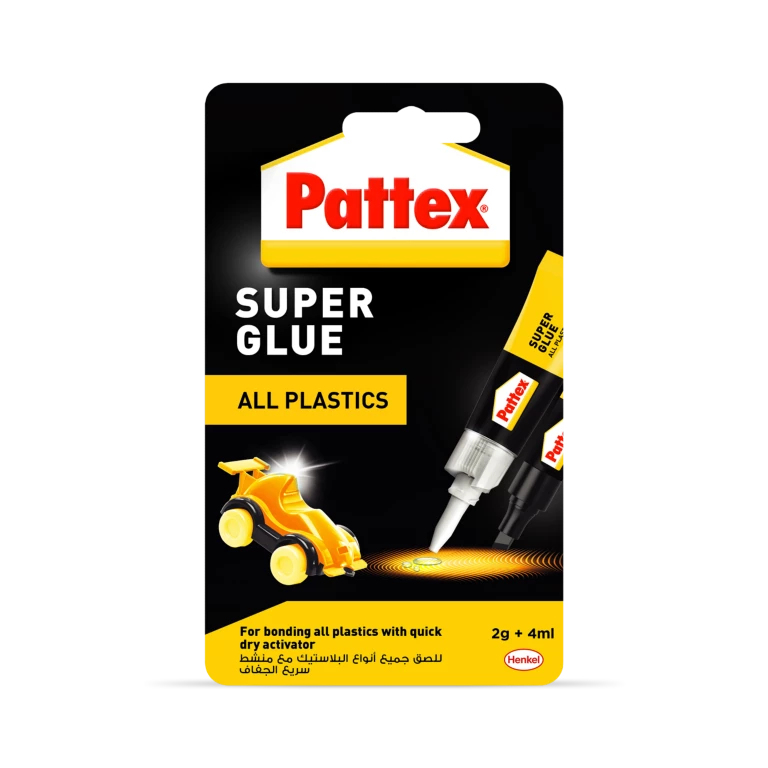 Pattex Super Glue All Plastic 2g + 4ml