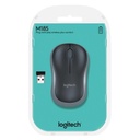 Logitech M185 Wireless Mouse – 2.4GHz USB, 1000 DPI – Swift Grey