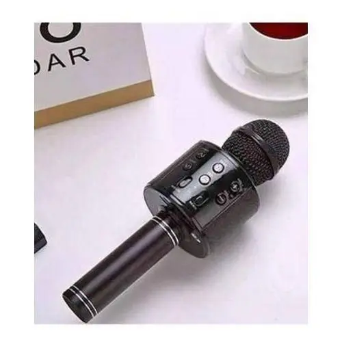 [WS-858 (BLACK)] WS-858 Wireless Karaoke Handheld Microphone USB KTV Player Bluetooth - Black