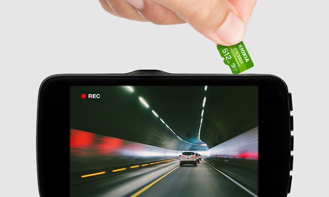 KIOXIA microSD HIGH ENDURANCE 128GB Green for Canon Camera 