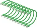 VENTION Cat6 UTP Ethernet Patch Cable 0.1M Green 10 Pcs/Pack Model # IBEGA-10