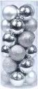 BUY4LESS - Decorative Merry Christmas For Christmas Tree Hanging Ornament Xmas Silver