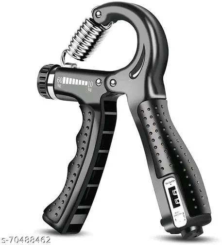 [Hand Grip Black] BUY4LESS - iPower Adjustable Resistance Hand Grip With Counter Durable Hand Strength Exercise Gym - Black…