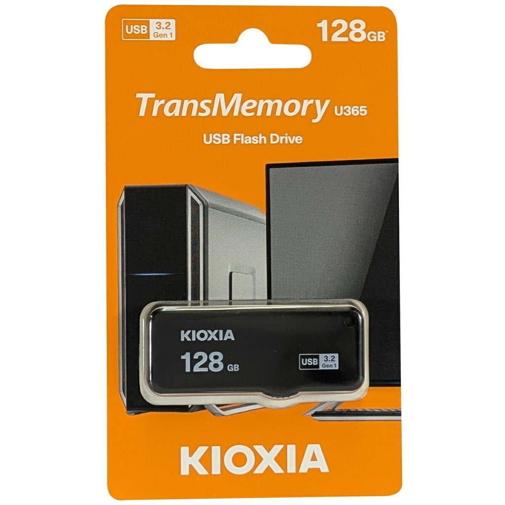 [L-U365-K128-GG4] KIOXIA TransMemory U365K 128GB Black