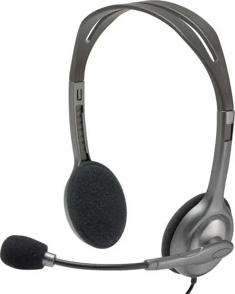 [981-000593] Logitech Headset Wired Stereo H111 Black