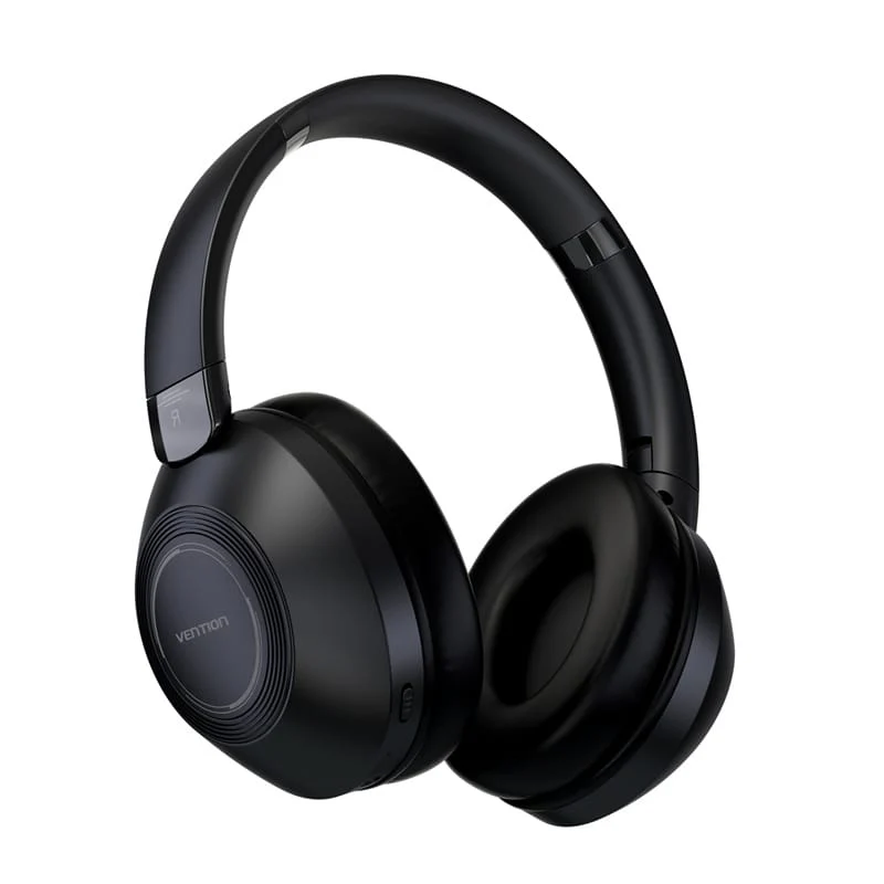 [NBBB0] VENTION Foldable Wireless On-Ear Headphones with Bluetooth 5.3, 300mAh Battery, USB-C Charging  Model# NBBB0