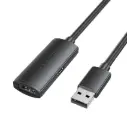 VENTION USB 2.0 Type-A Male to Type-A Female Active Extension Cable 20M Black Model# CBKBQ