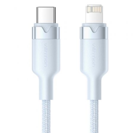 [LALSF] VENTION USB 2.0 Type-C Male to Lightning Male 3A Cable 1M Blue Aluminum Alloy Type Model# LALSF