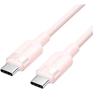 [TRDPH] VENTION USB 2.0 Type-C Male to Type-C Male 3A Cable 2M Pink Aluminum Alloy Type Model# TRDPH