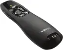 Logitech R400 Wireless Presenter – 2.4GHz USB, Red Laser Pointer – Black