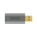 VENTION USB External Sound Card Gray Metal Type Model # VAB-S19-H