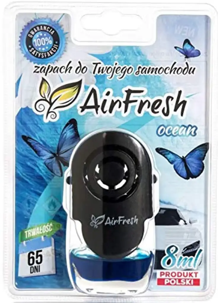 [airfresh new car] Airfresh Car Fresheners Vent Tabs 8ml Made in Poland (New Car)