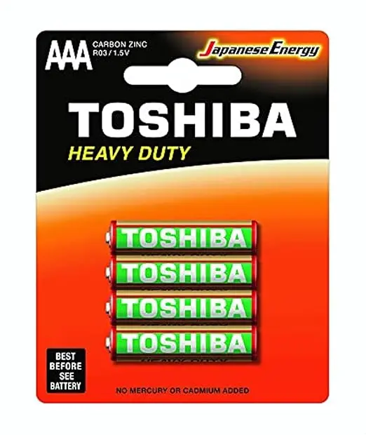 [91415] TOSHIBA Heavy Duty AAA-4 Battery Pack