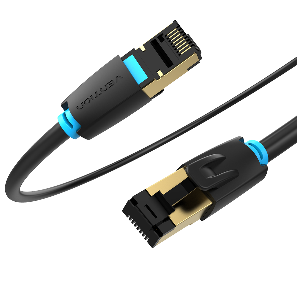 [IKABN] VENTION Cat.8 SSTP Patch Cable 15M Black Model # IKABN