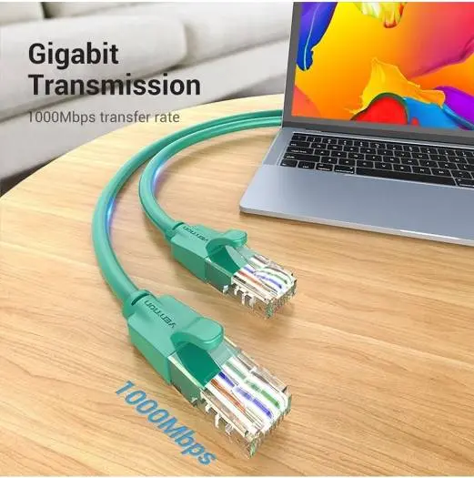 VENTION Cat.6A SFTP Industrial Flexible Patch Cable 8M Green Model# IBMGK
