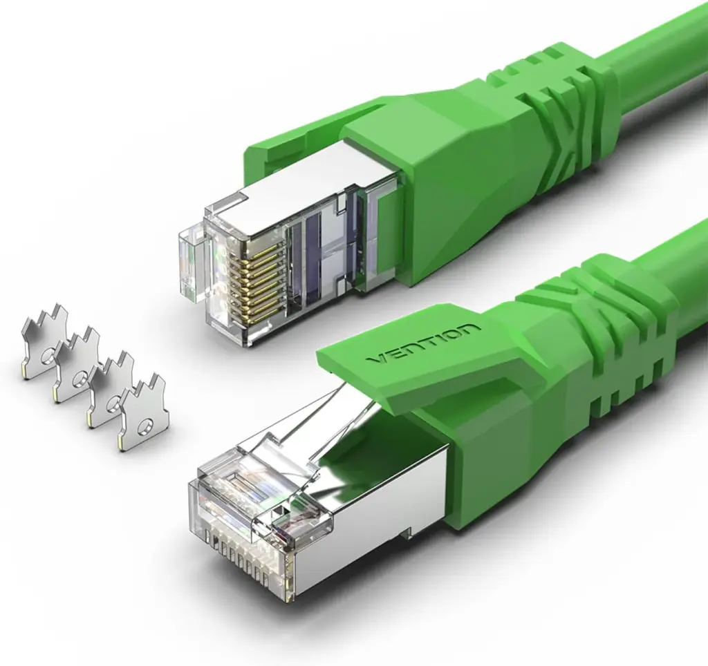 [IBMGAH] Cat.6A SFTP Industrial Flexible Patch Cable 0.2M Green